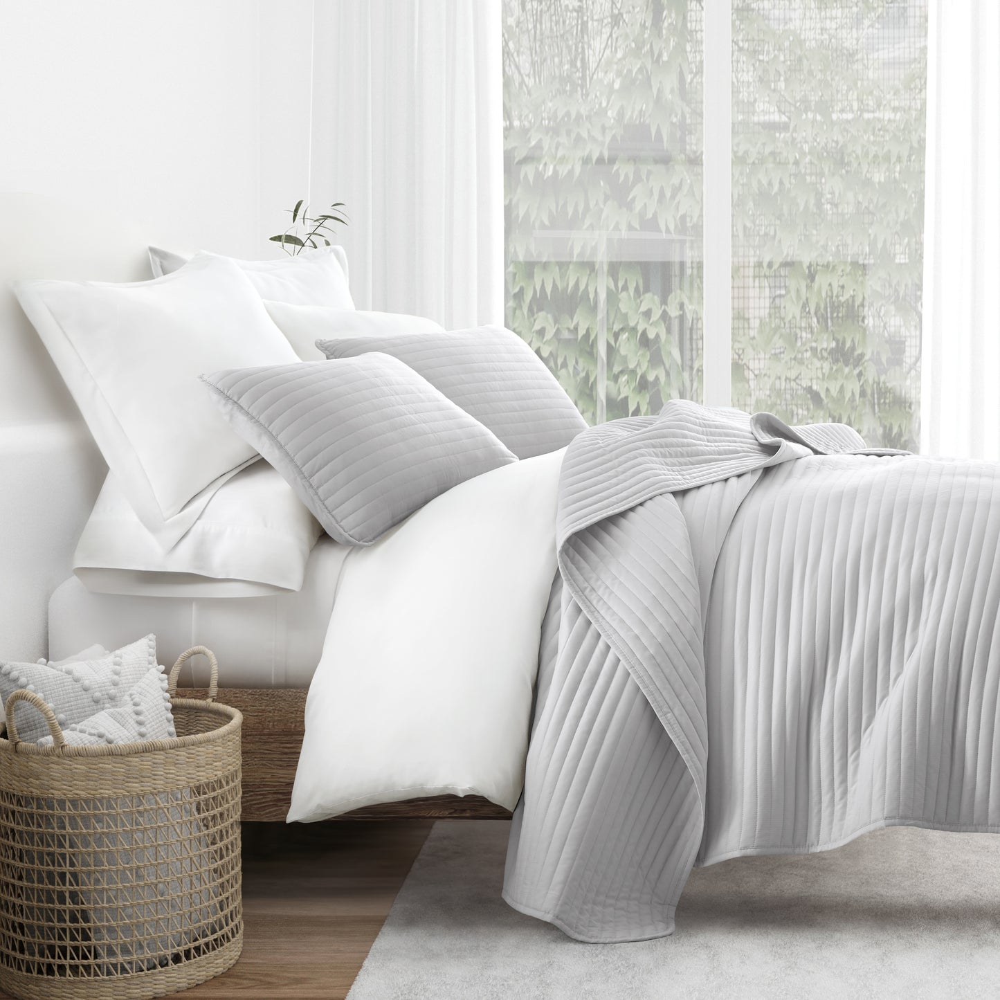 Stripes Stitch Light Gray