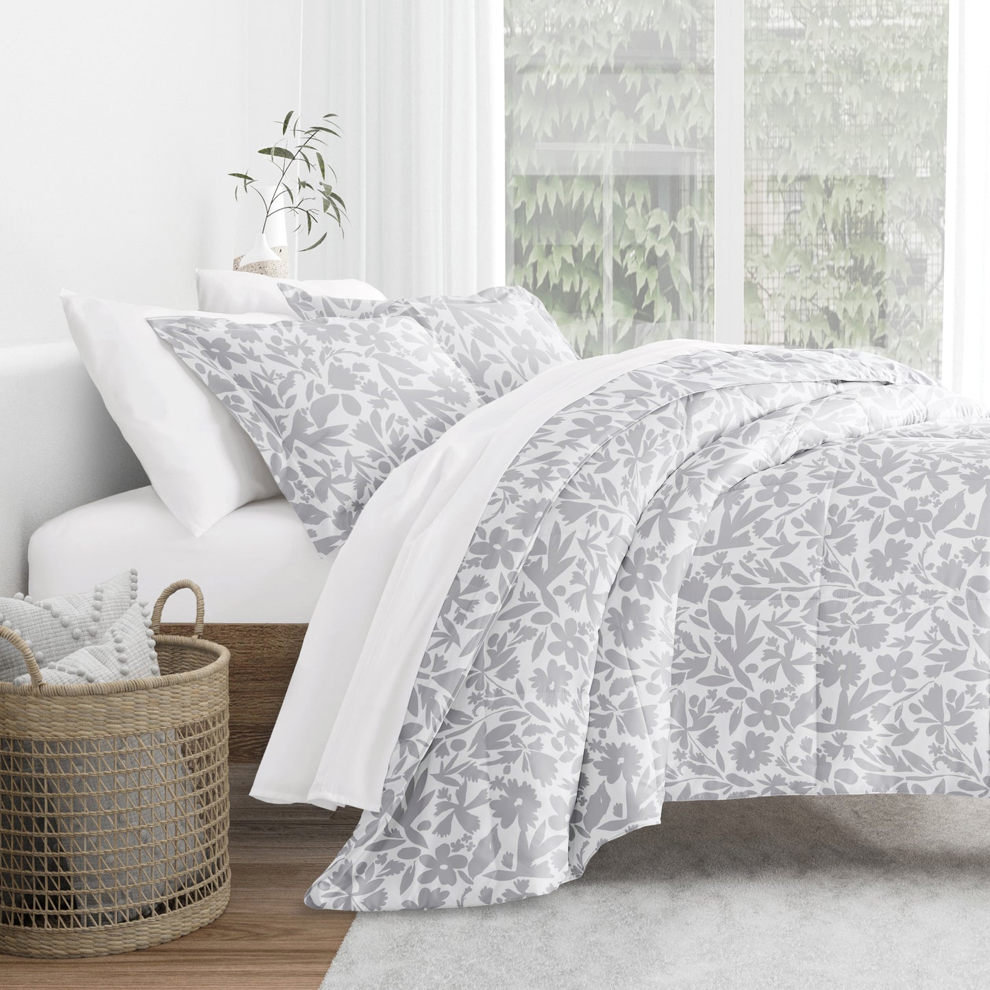 Abstract Garden Light Gray