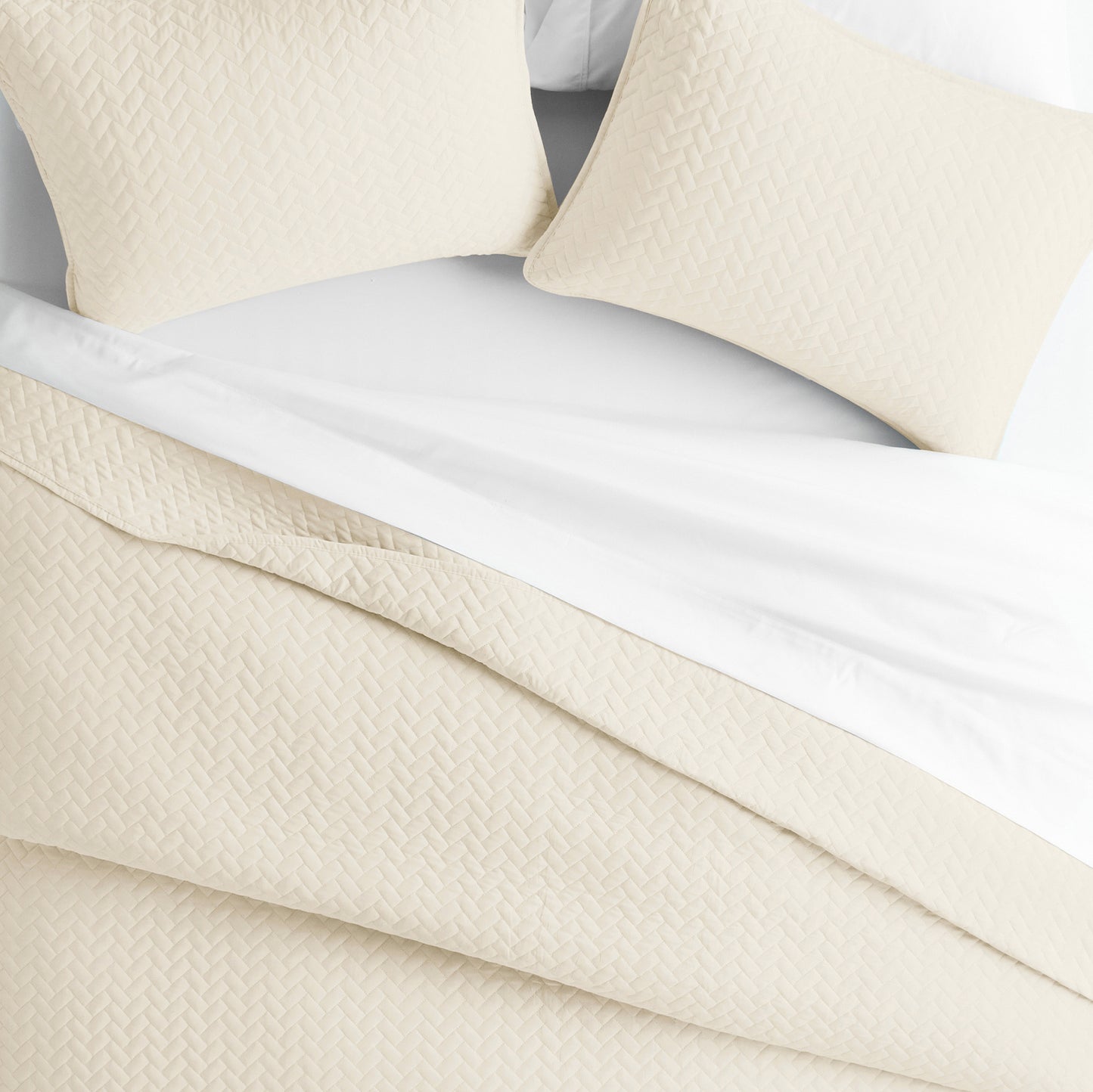 Herringbone Stitch Ivory
