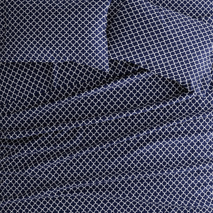 Quatrefoil Navy