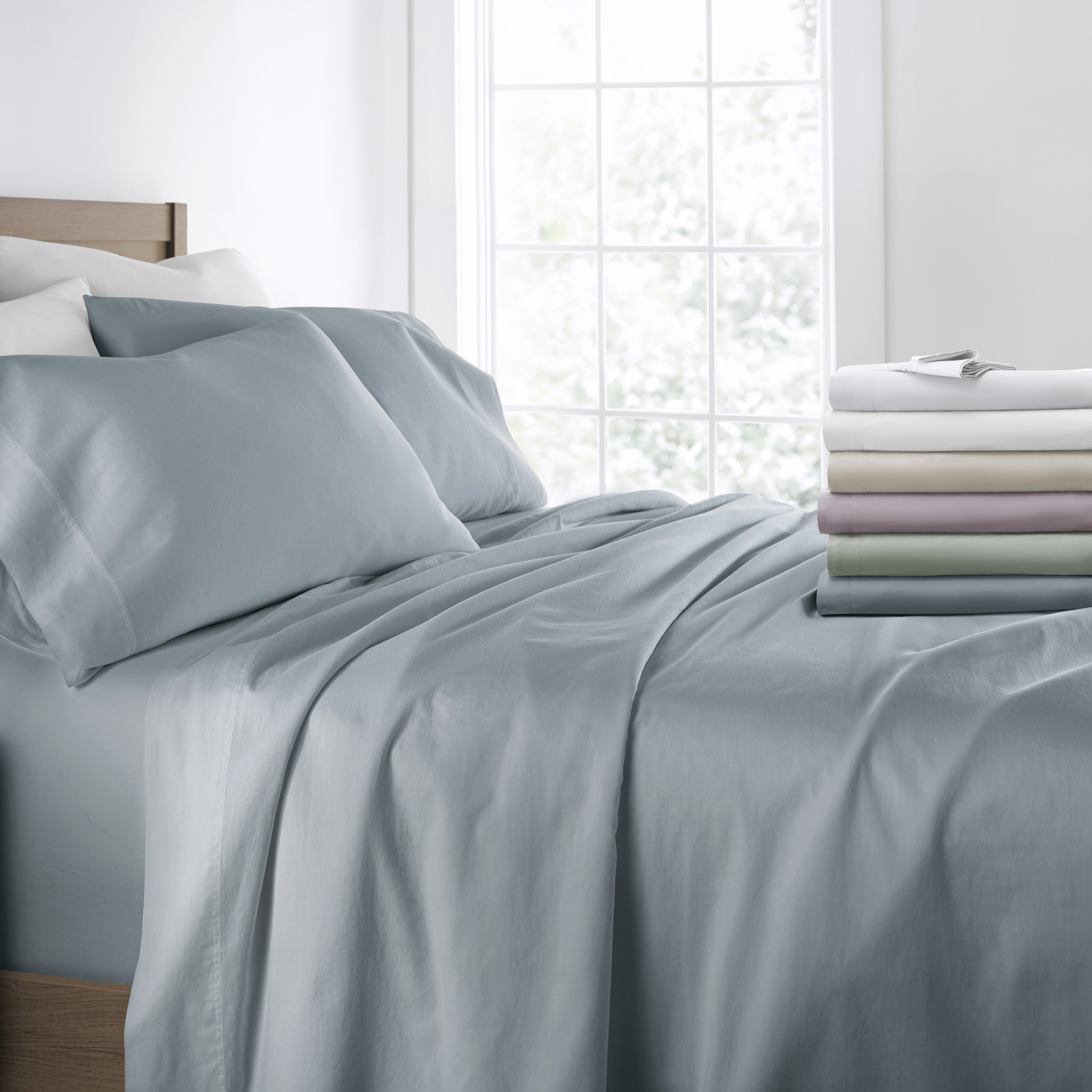 300 Thread Count Cotton Sheet Set in Essential Colors – Merit Linens