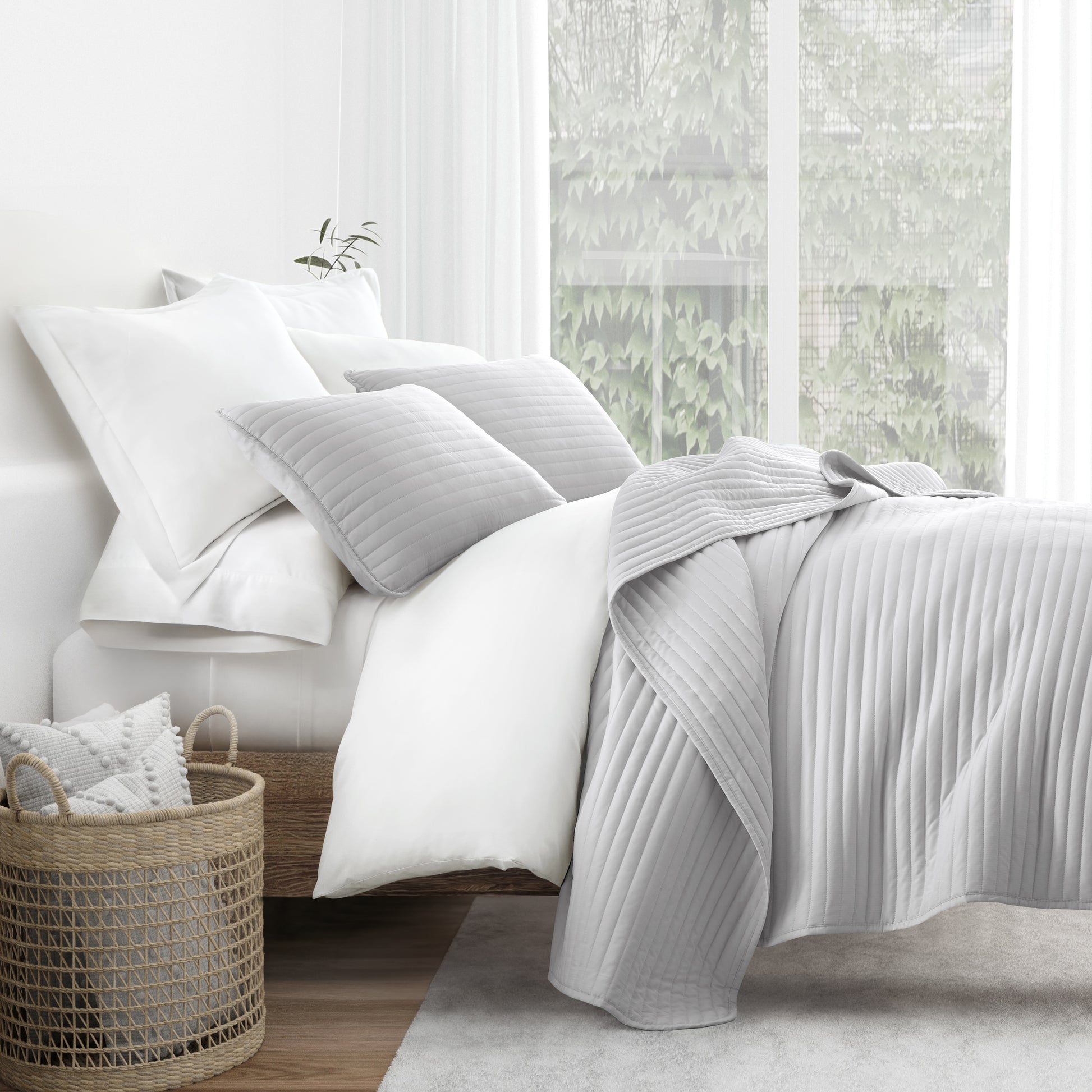 Stripes Stitch Light Gray