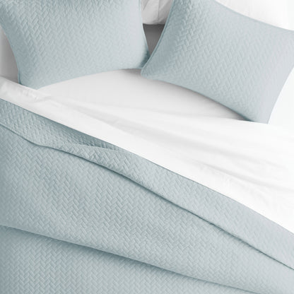 Herringbone Stitch Pale Blue