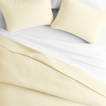 Herringbone Stitch Yellow