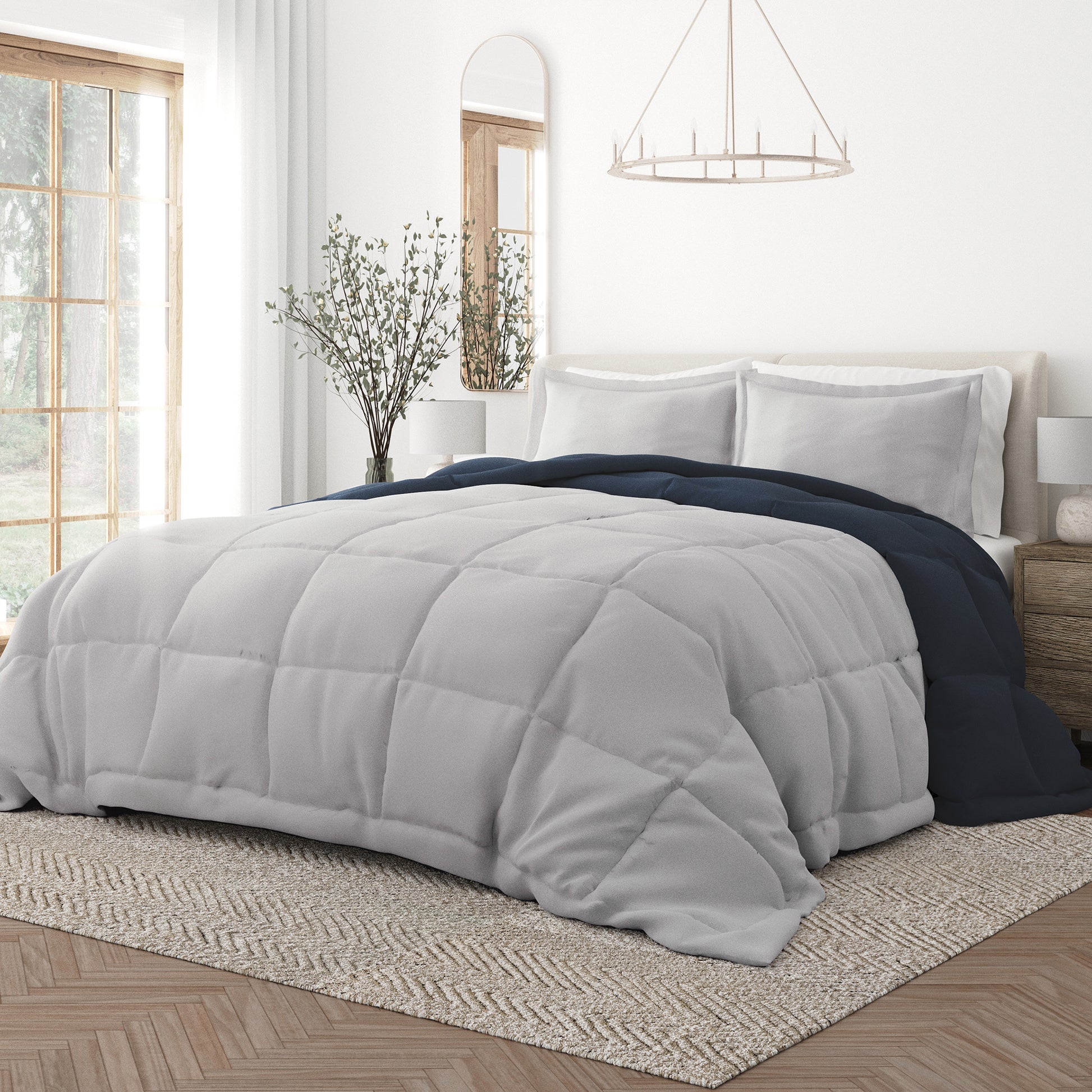 Solid Reversible Comforter-7