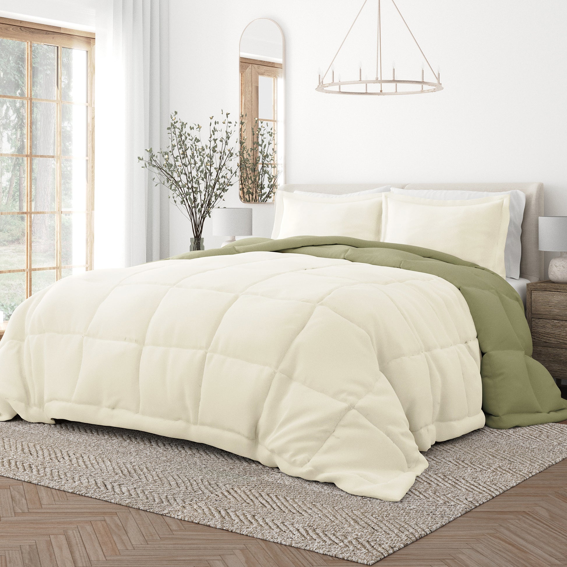 Solid Reversible Comforter-2