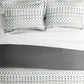 Etched Duvet cover gray
