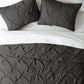 Solid Pinch-Pleat Duvet Cover-11