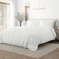 Solid Pinch-Pleat Duvet Cover-4